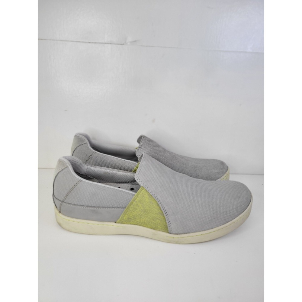 Ahnu Women's Precita Fog Grey Lime Casual Loafer Shoes‎ 100958FGRY Sz 9 Slip-ons